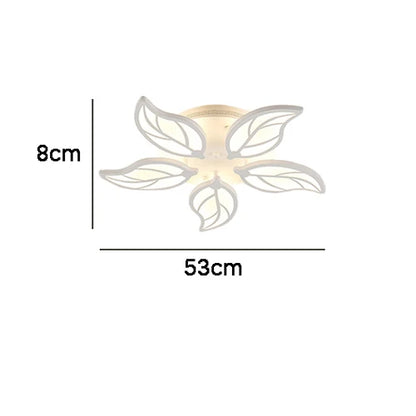 ثريا سقف LED أكريليكية من DecorBites™ مزودة بخمسة مصابيح لغرفة المعيشة الحديثة وغرفة النوم