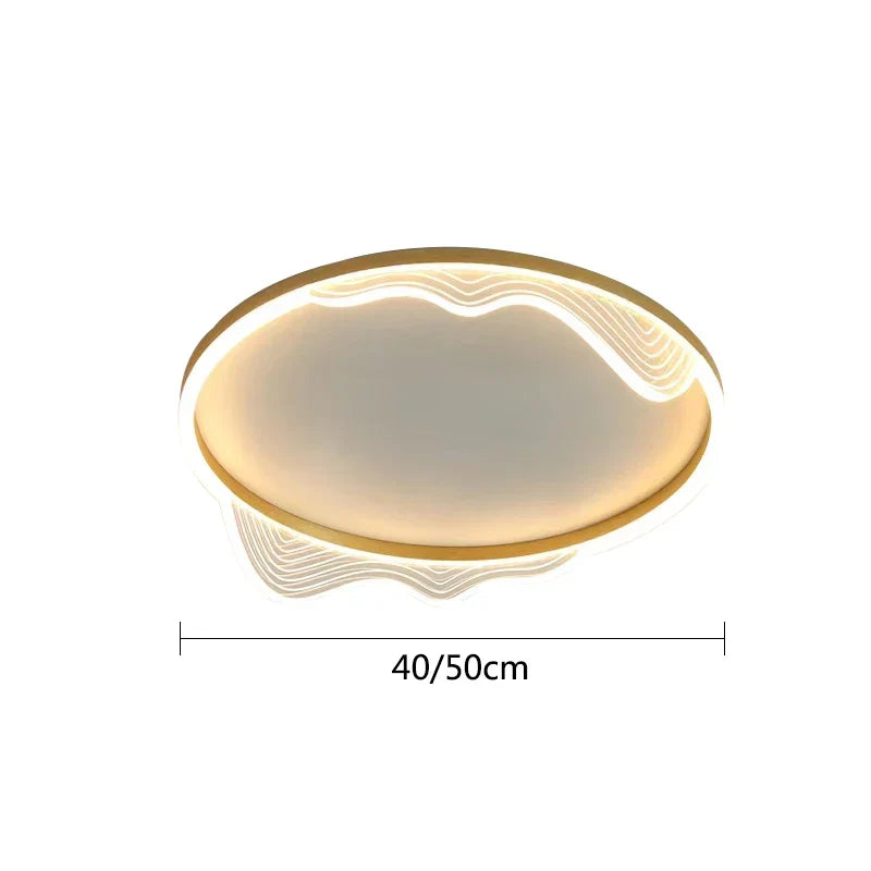 DecorBites™ Golden Lustre Ceiling Lamp for Bedroom Living Dining Kitchen Lighting