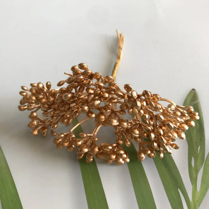 DecorBites™ Green Plant & Berry Stamen Bundle for DIY Christmas & Wedding Decor