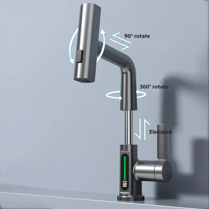 DecorBites™ Digital Display Basin Faucet with Temperature Control