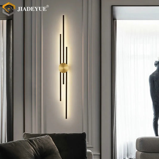 DecorBites™ LED Long Wall Lamp: Modern Nordic Design for Living Room, Bedroom, Aisle