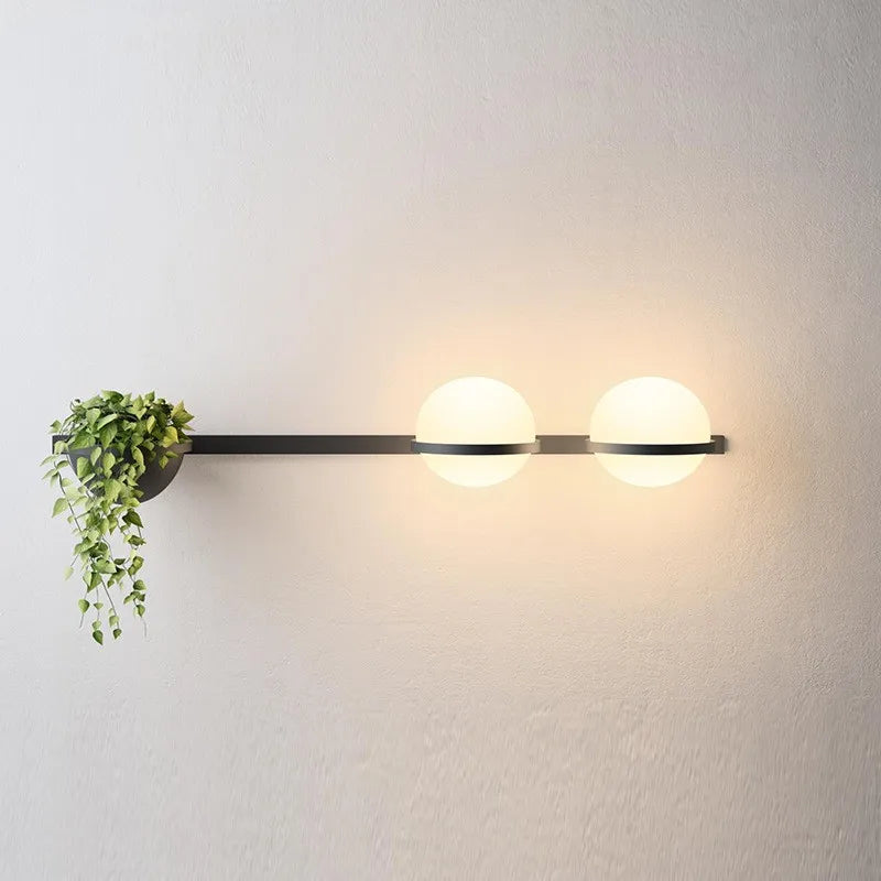 Decorbites™ Luces de Pared Art Deco LED: Diseño Moderno y Creativo de Planta para Sala de Estar, Dormitorio y Hogar