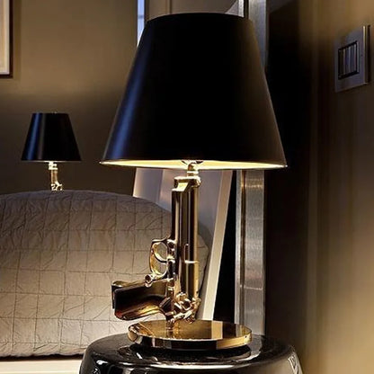 DecorBites™ Gold LED Floor Lamp: Postmodern Designer Corner Light for Living Room and Bedroom