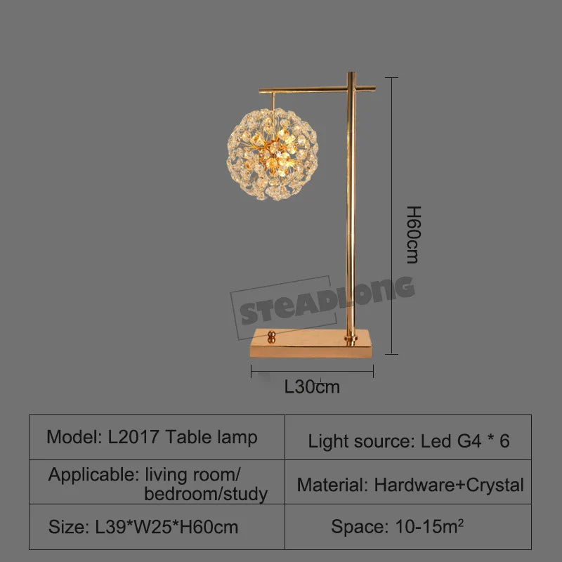 DecorBites™ LED Sunflower Crystal Floor Lamp for Home Decor in Living Room or Bedroom