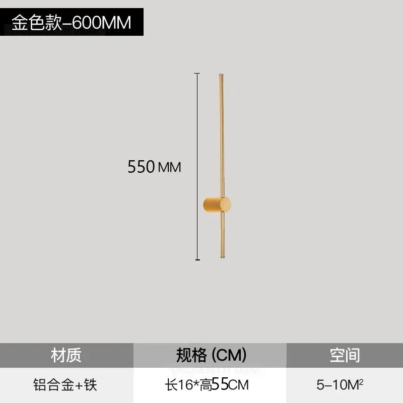 مصابيح الحائط LED من DecorBites™: تصميم عصري على الطراز الشمالي لغرفة المعيشة وغرفة النوم