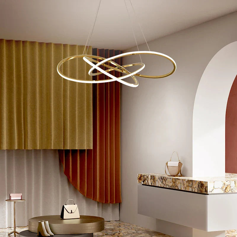 DecorBites™ Clover Stainless Steel Pendant Lamp, Luxe Four Leaf, 3 Colors