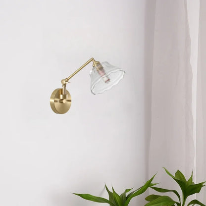DecorBites™ Clear Glass LED Wall Sconce Switch Light - Nordic Minimalism Design