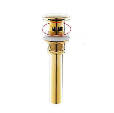 Decorbites™ Grifo de Lavabo en Cascada Dorado y Blanco para Baño Mezclador de Agua Caliente y Fría