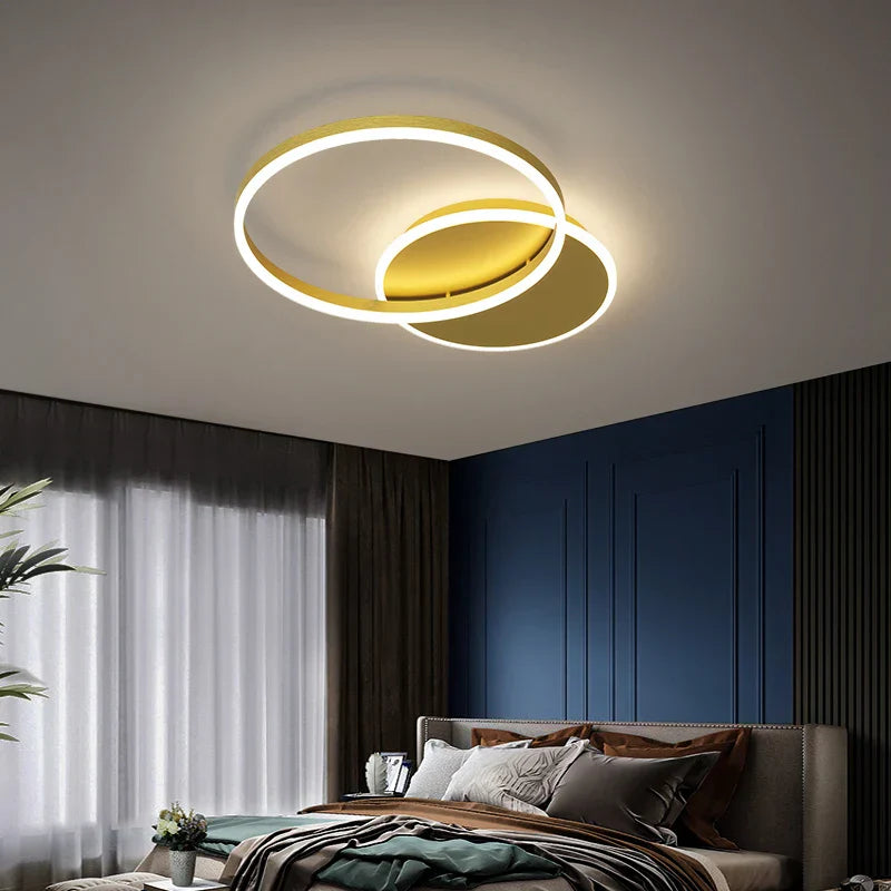 Decorbites™ Anillos de Lámpara de Techo LED de Araña Colgante - Iluminación Minimalista para el Hogar