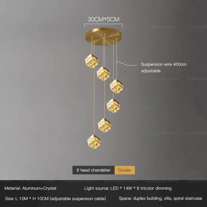 Lámpara de pared tipo candelabro de cristal DecorBites™ para mesita de noche, ideal para salas de estar de diseño y dormitorios de hotel.