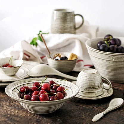 DecorBites™ Ceramic Japanese Style Dish Bowl Set