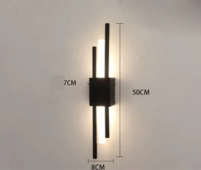 ديكوربايتس™ مصباح حائط LED ذهبي آرت ديكو مع لمسات رخامية - إضاءة عصرية لغرف النوم والمعيشة