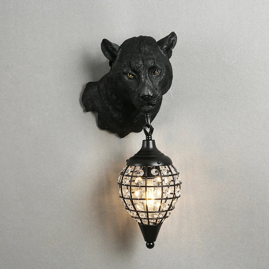 DecorBites™ Leopard Wall Sconce Light Industrial Vintage Lamp for Loft Home Decor