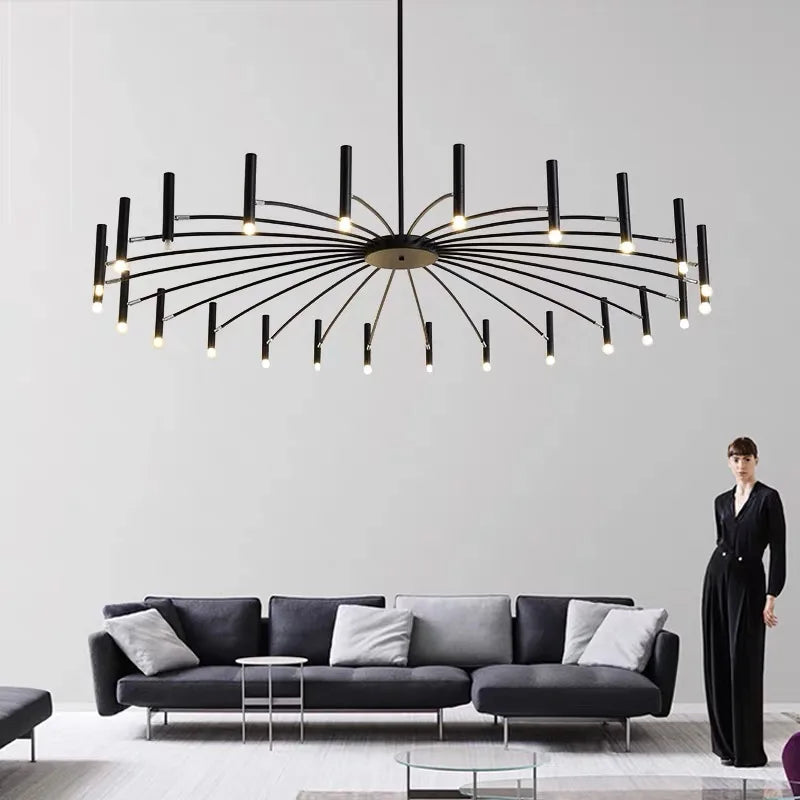 DecorBites™ LED Chandelier: Modern Nordic Design for Living Room, Bedroom, Office, Study - Home Décor Lighting