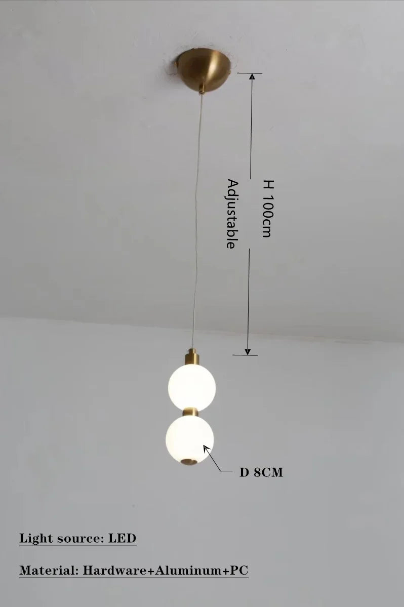 DecorBites™ Circle Ring LED Pendant Lights for Elegant Home Decor