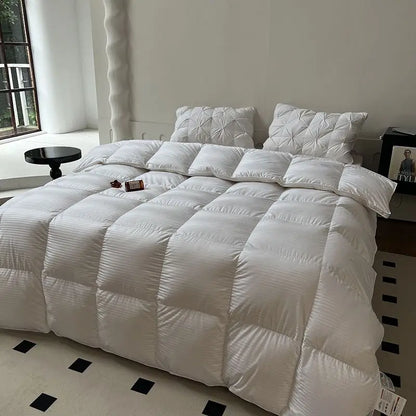 Decobites Luxe Goose Down Winter Duvet | Queen King Size Comforter Quilt Core