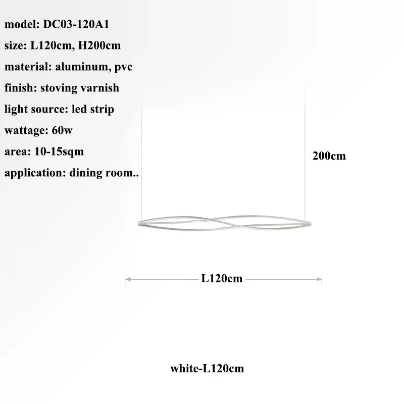 مصباح معلق LED من الألومنيوم من DecorBites™ لإضاءة جزيرة الطعام والمطبخ والمنزل المعلق