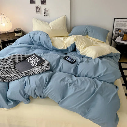 طقم غطاء لحاف قطني من DecorBites™ مع أربطة زاوية