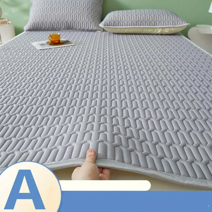 Decobites Cooling Latex Summer Mat Set with Rayon Quilted Sheet & Pillowcase