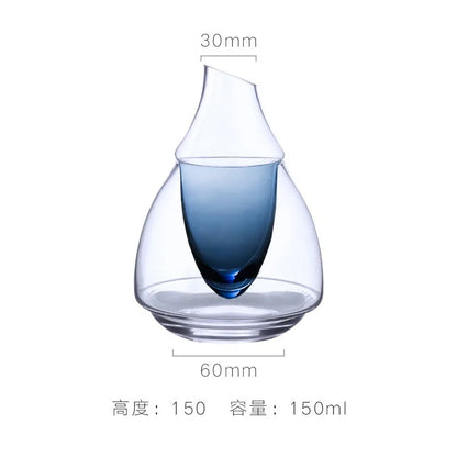 DecorBites™ Glass Wine Decanter & Ice Jug Set for Home & Bar