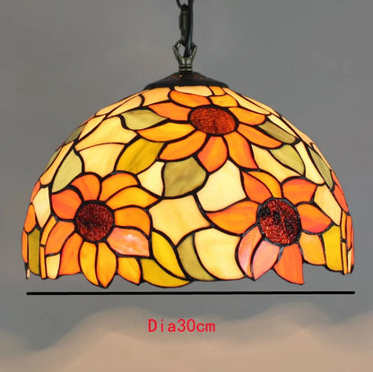 Decorbites™ Bunte Glas-Lüster: Retro Tiffany-Stil Lampe für kreative Heimdekoration