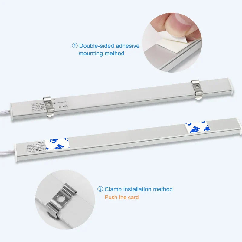 DecorBites™ LED Under Cabinet Light Hand Sweep PIR Motion Sensor Wardrobe Lamp