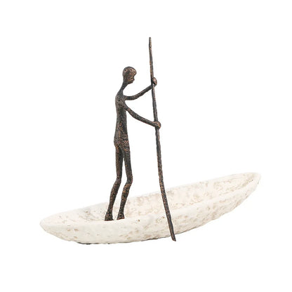 DecorBites™ Leopard Metal Horse Decoration for Study Office, Living Room Crafts & Home Decor