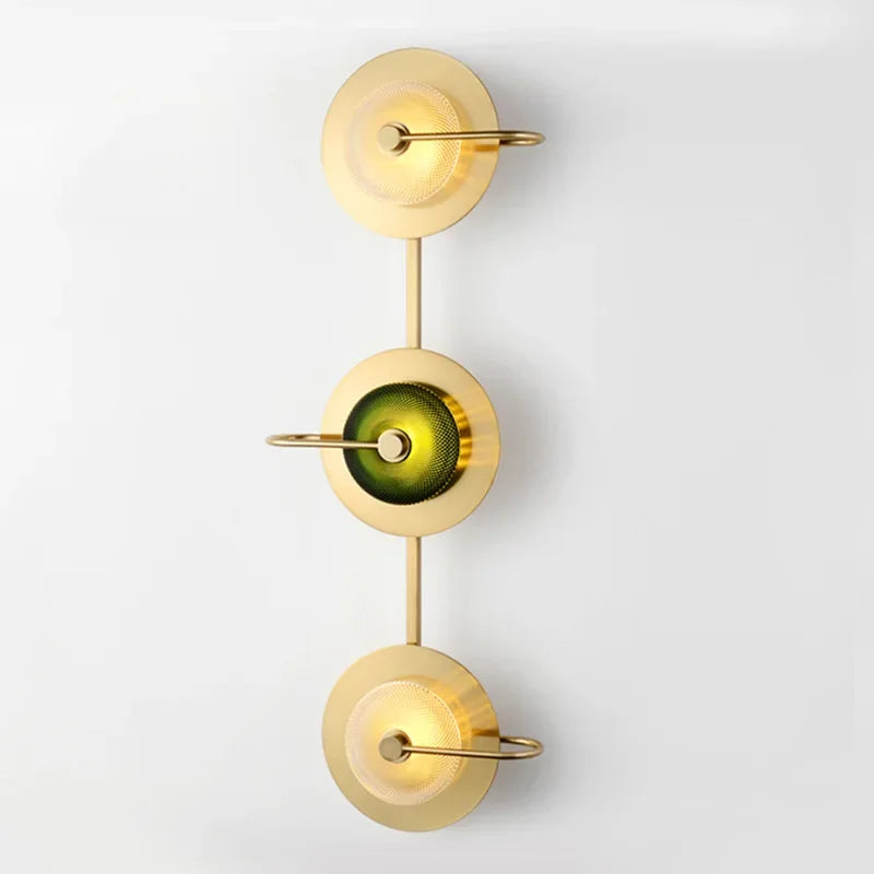 Green Crystal Wall Lamp