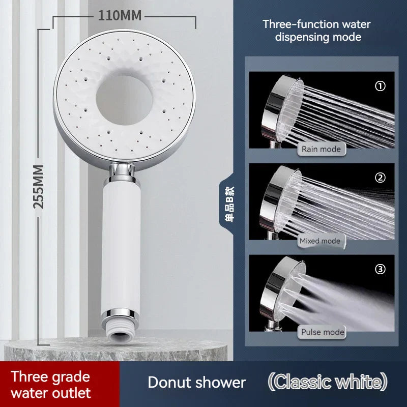Satin Chrome Shower Accessories
