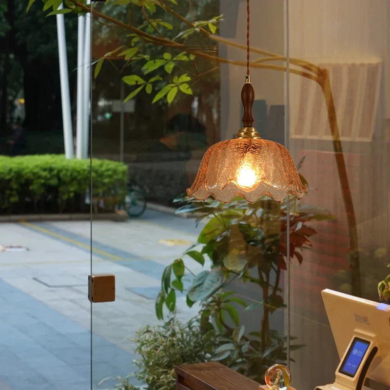 Lámparas colgantes LED DecorBites™ de cristal agrietado para decoración del hogar, restaurantes, salas de estar y cocinas.