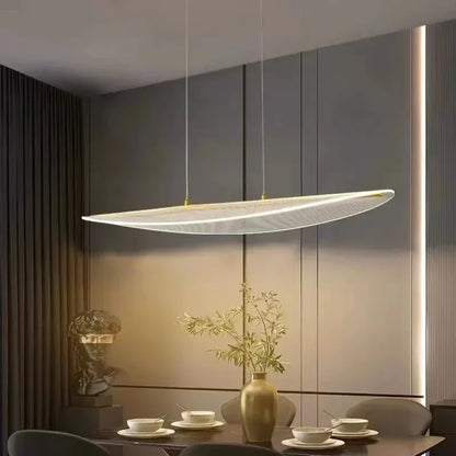 DecorBites™ LED Chandelier: Nordic Long Curve Pendant Light for Home Office Dining Decor
