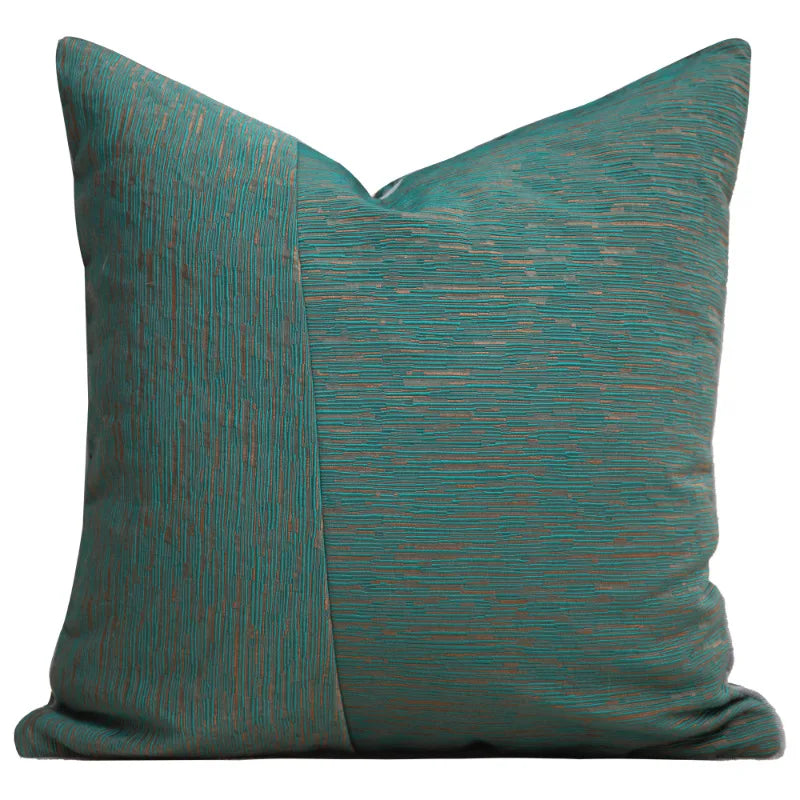 DecorBites™ Gold Leopard Embroidered Pillow Cover for Luxe Living Room Decor