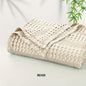 Decobites Bamboo Cotton Waffle Blanket - Lightweight Breathable Blanket