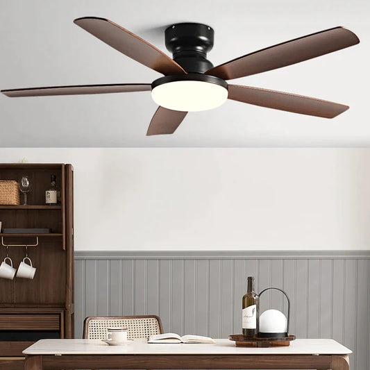 DecorBites™ 72" Low Floor Fan Light Chandelier 2023 Living Room Ceiling Fan Strong Winds