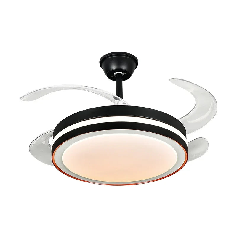 DecorBites™ 48 Inch Dimmable Decorative Ceiling Fan with Remote Control and LED Light