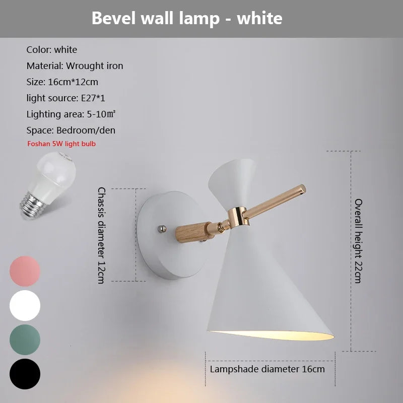 DecorBites™ LED Adjustable Reading Wall Lights - Macaroon-inspired Decorative Lamps for Versatile Room Decor