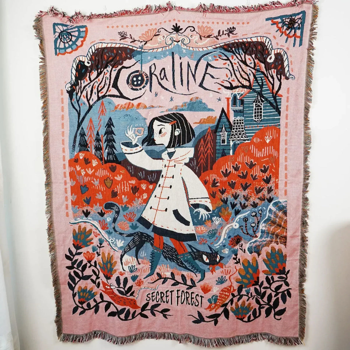 Gothic Cotton Tapestry Blanket
