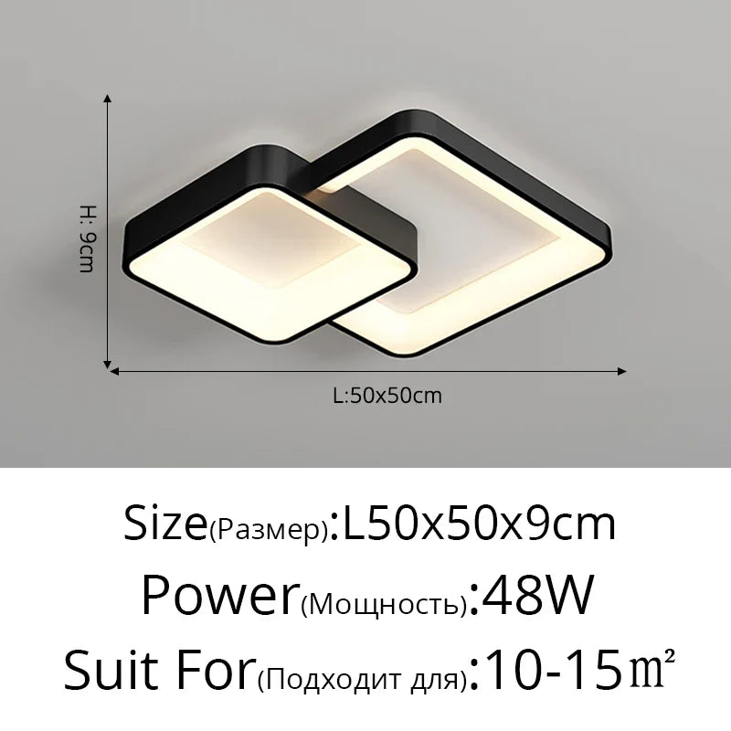 DecorBites™ LED Chandelier: Modern Indoor Lighting for Bedroom, Kitchen, Living Room, Dining Room