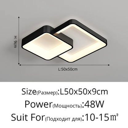 DecorBites™ LED Chandelier: Modern Indoor Lighting for Bedroom, Kitchen, Living Room, Dining Room