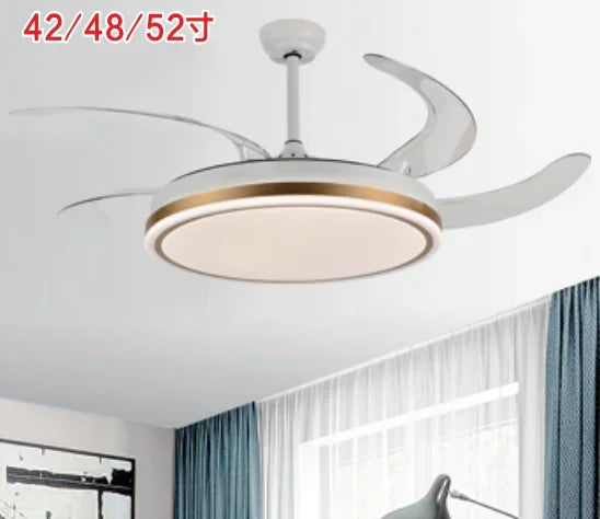 Silver Modern Ceiling Fan