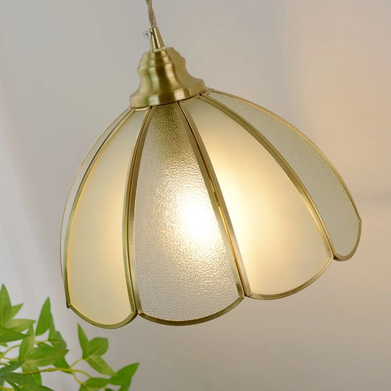 Decorbites™ Glas LED Pendelleuchte Küchen Loft Vintage Kupfer Hänge Lampe