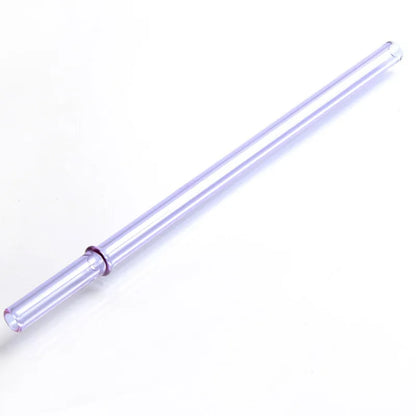 DecorBites™ Glass Bent Straw 200mm - Reusable Cold Beverage Drinking Straw