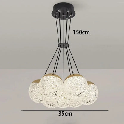 DecorBites™ LED Chandelier Ceiling Lamp for Chic Bedroom Decor and Living Room Lighting