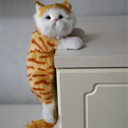 Figura de peluche de gato colgante DecorBites™ para decoración del hogar