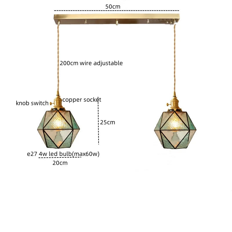 DecorBites™ LED Pendant Light: Nordic Hanging Lamp for Bedroom, Dining Room, Hallway