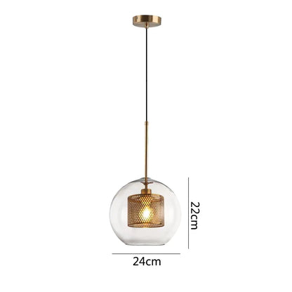 DecorBites™ Glass Pendant Lights: Nordic Style Dining Kitchen Bedroom Lighting Fixtures