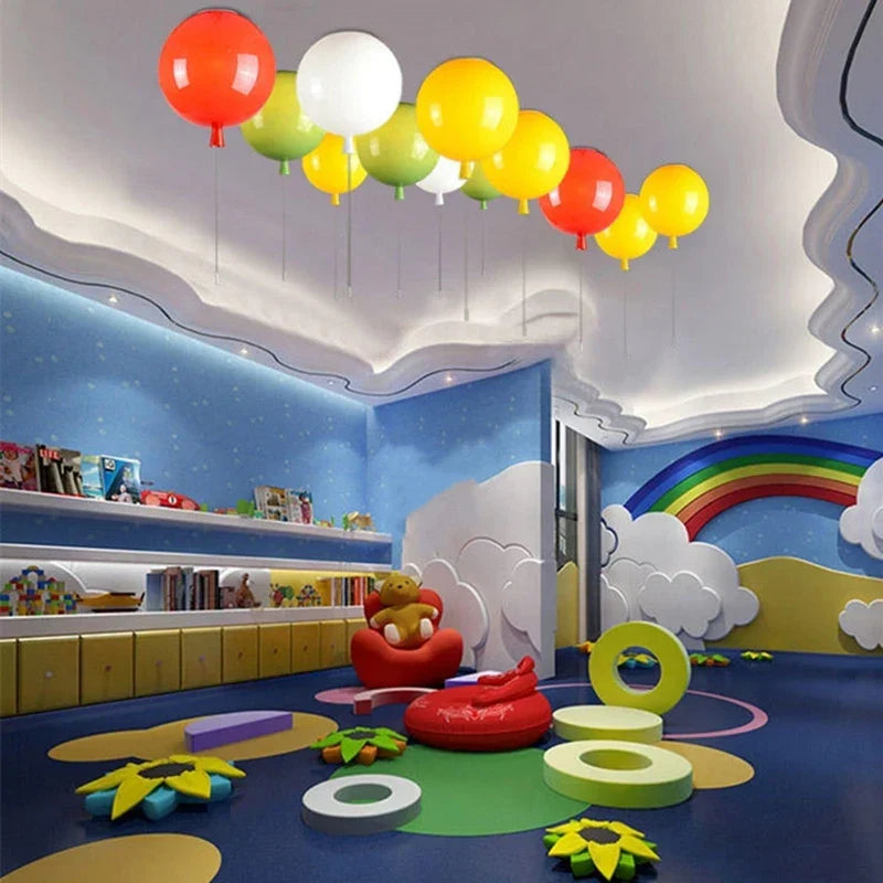 Kid-Friendly Balloon Ceiling Lamp