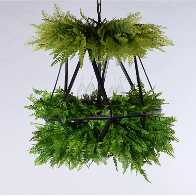DecorBites™ LED Hanging Plants Chandelier for Living Room - Eye Protection Green Light
