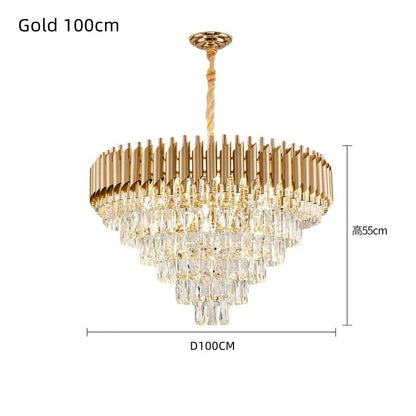 Lámpara colgante LED de cristal DecorBites™ para espacios de vida modernos