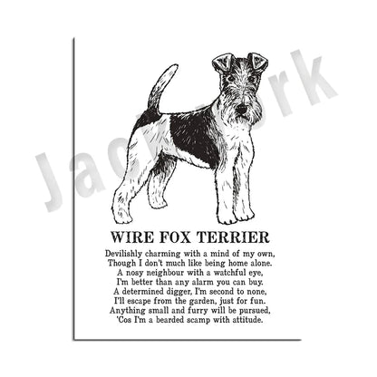 DecorBites™ Dog Breed Poster featuring Rhodesian Ridgeback, Havanese, and More